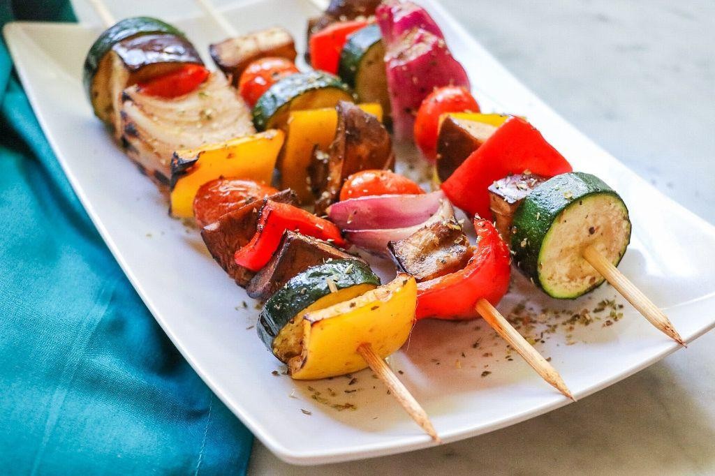 Grilled Mediterranean Vegetable Skewers