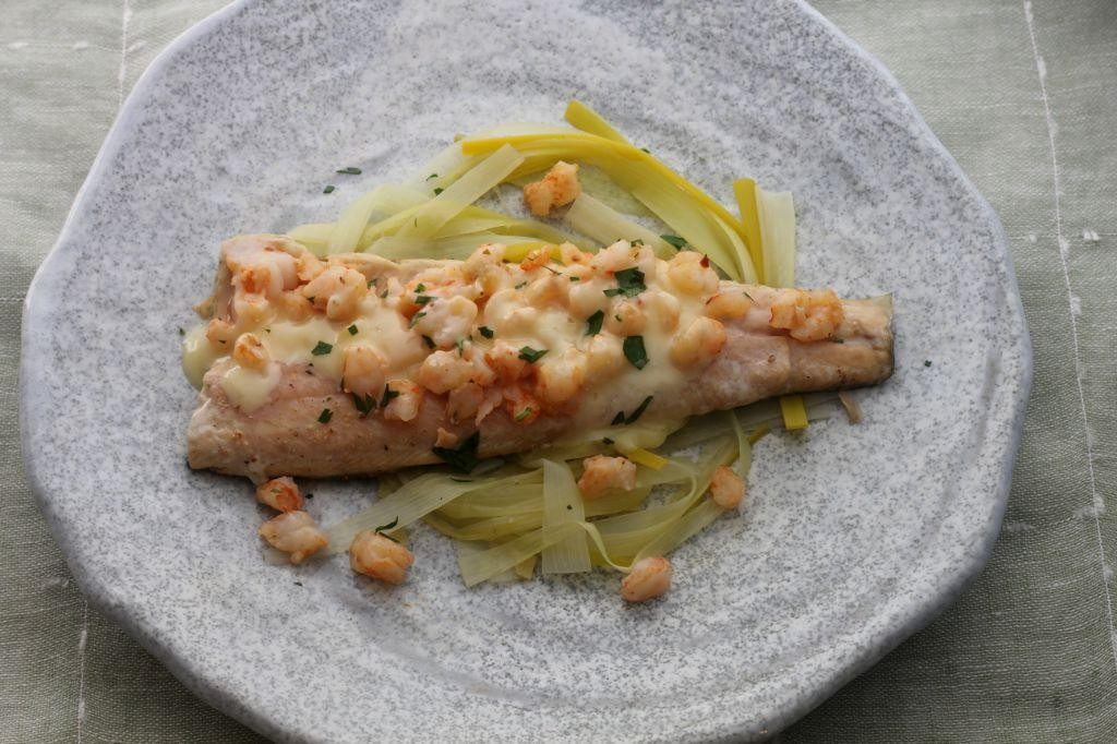 Grilled Pompano with Lemon Garlic Butter