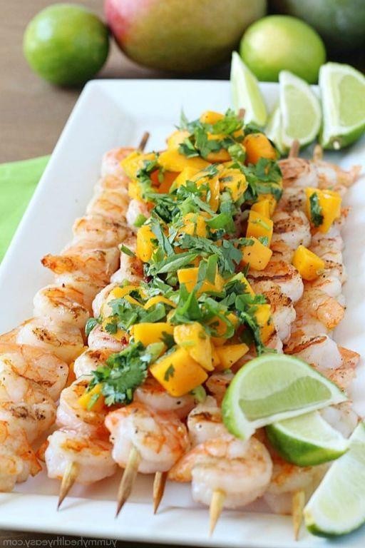 Grilled Shrimp and Mango Panini