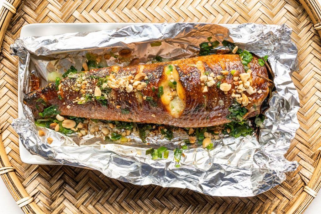 Grilled Snakehead Fish with Lemongrass and Turmeric