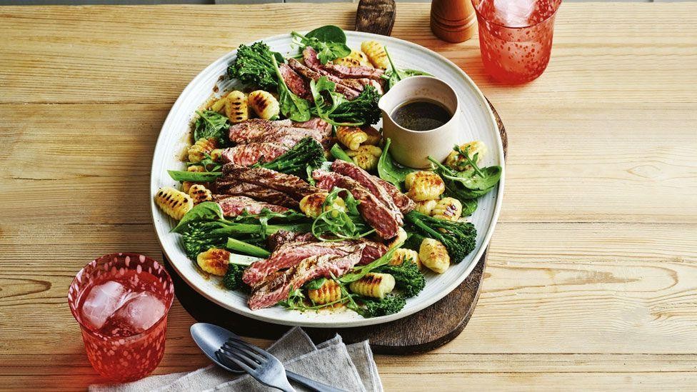 Grilled Steak and Gnocchi Salad