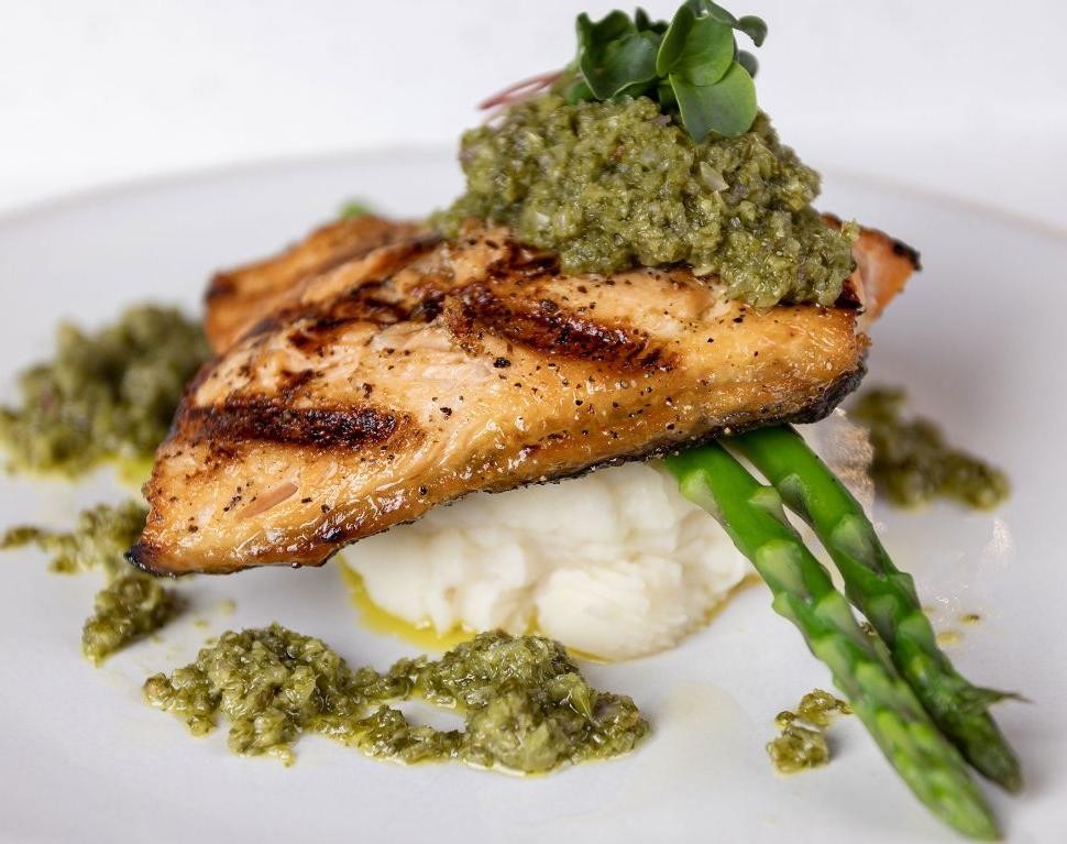 Grilled Trout with Chimichurri Sauce