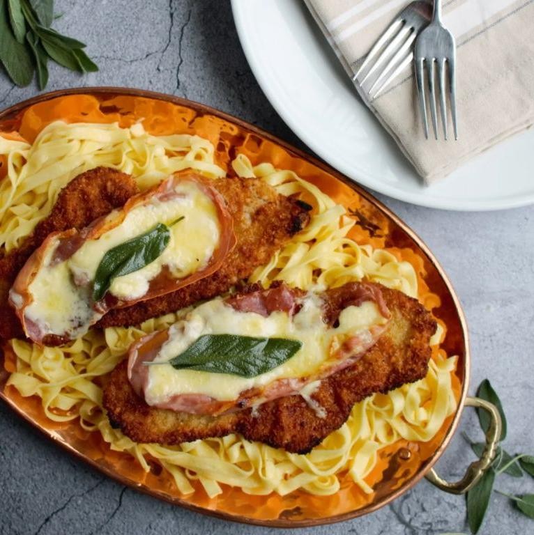 Grilled Veal Saltimbocca with Rosemary Infusion