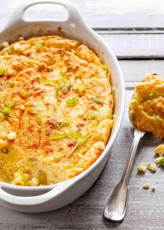 Grits Soufflé with Gruyère Cheese