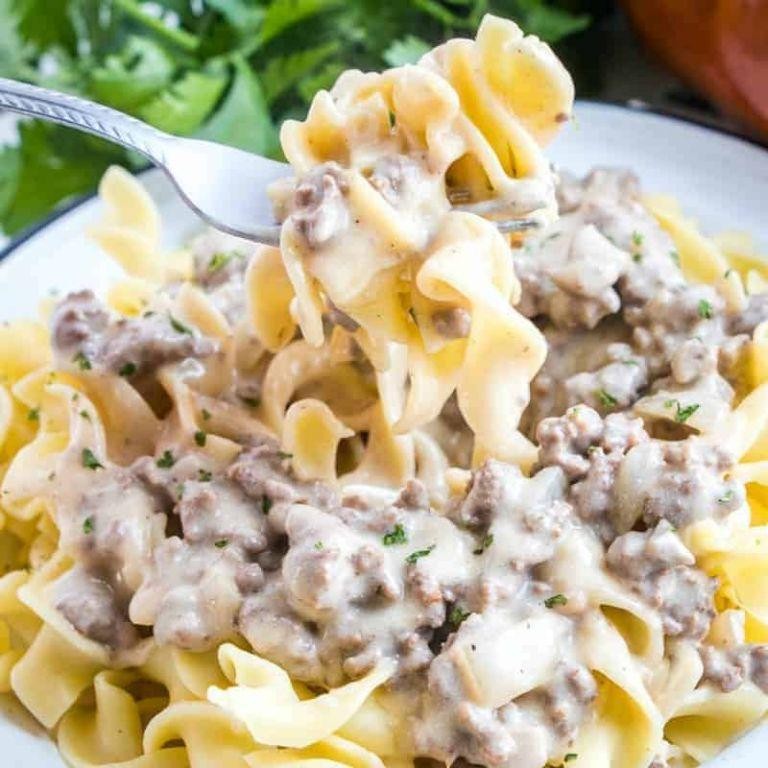 Ground Beef Stroganoff