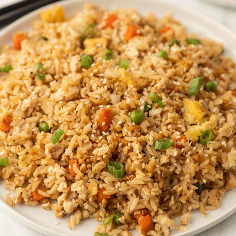 Ground Chicken and Rice Fried Rice