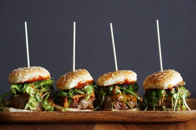 Ground Turkey Korean BBQ Sliders