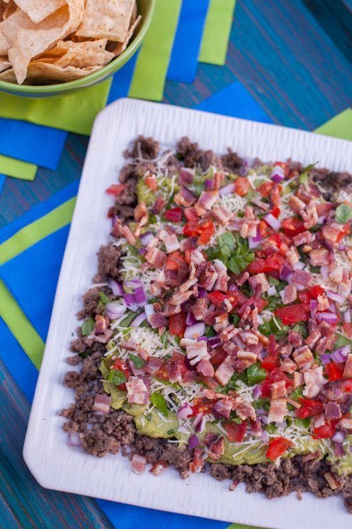 Guacamole Hamburger Dip