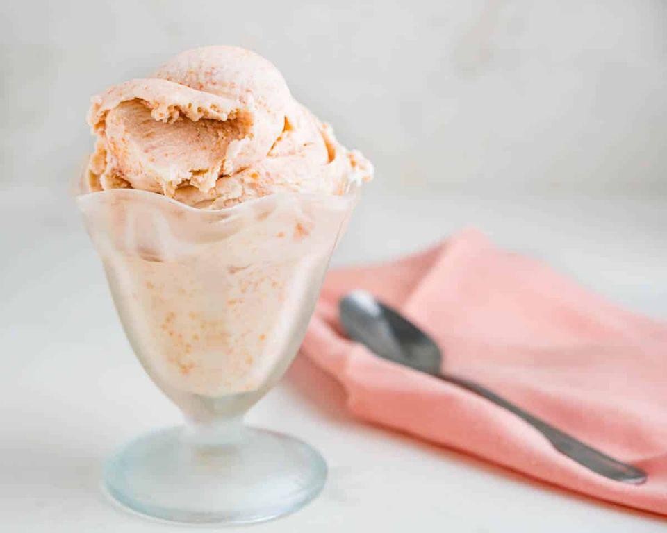 Guava and Vanilla Bean Ice Cream