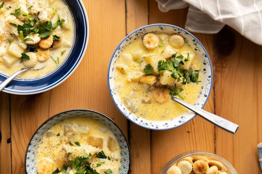 Hake and Potato Chowder