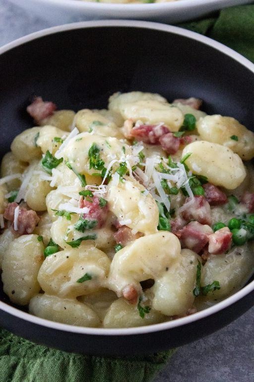 Ham and Gnocchi Carbonara