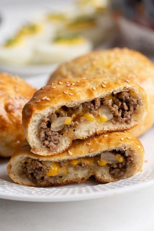 Hamburger and Cheese Stuffed Buns