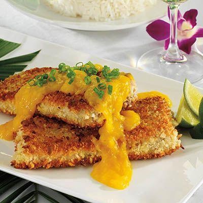 Hawaiian Mahi Mahi with Passion Fruit Sauce