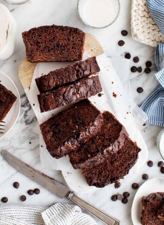 Healthy Chocolate Zucchini Bread