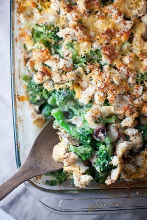 Healthy Low-Carb Chicken Divan with Cauliflower