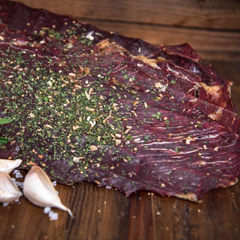 Herb and Garlic Beef Jerky