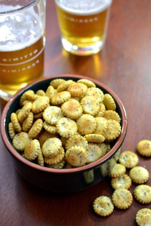 Herb and Garlic Oyster Crackers