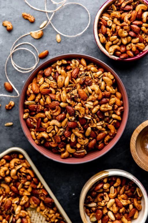 Herb-Butter Roasted Nuts