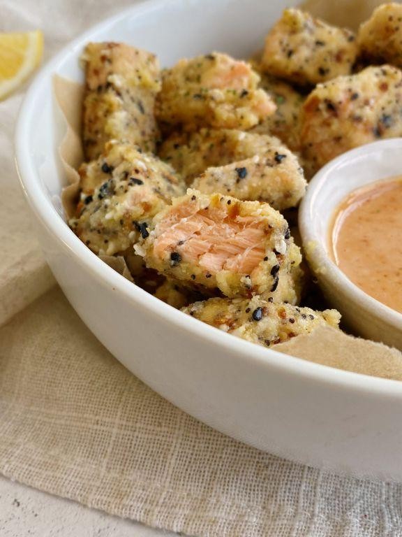 Herb-Crusted Salmon Bites