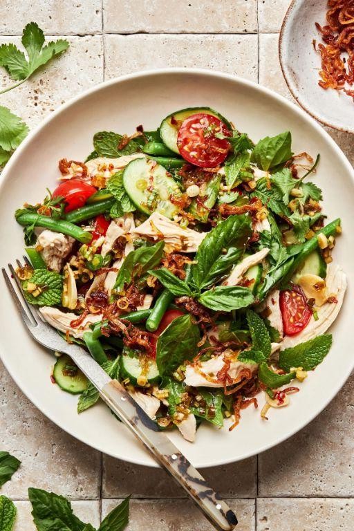 Herb-Lemon Chicken Spring Mix Salad