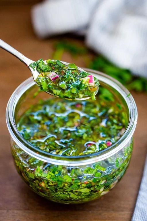 Herb-Packed Chimichurri with Cilantro and Parsley
