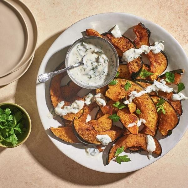 Herb-Roasted Acorn Squash Wedges