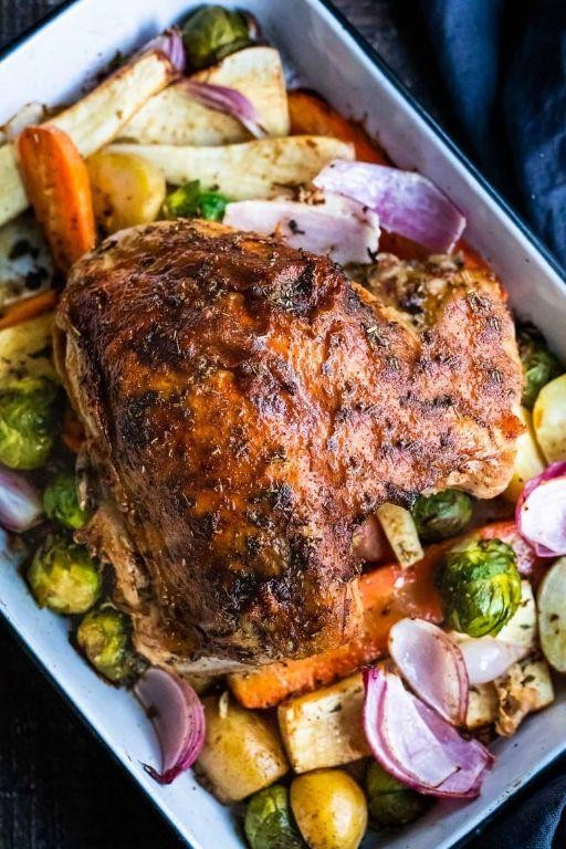 Herb-Roasted Turkey Breast with Vegetables