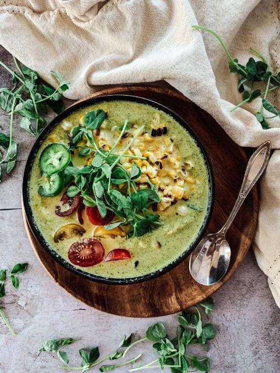 Herbed Corn Chowder with Thyme