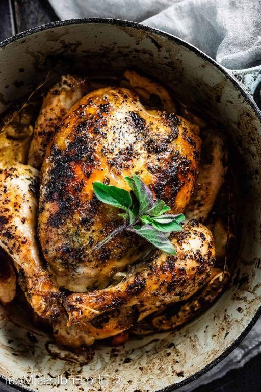 Herbed Lemon Butter Whole Chicken