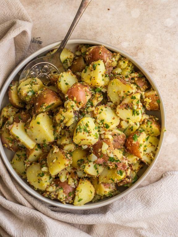 Herbed Potato Salad with Dijon Mustard
