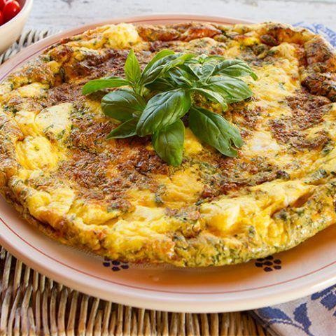 Herbed Ricotta and Spinach Frittata