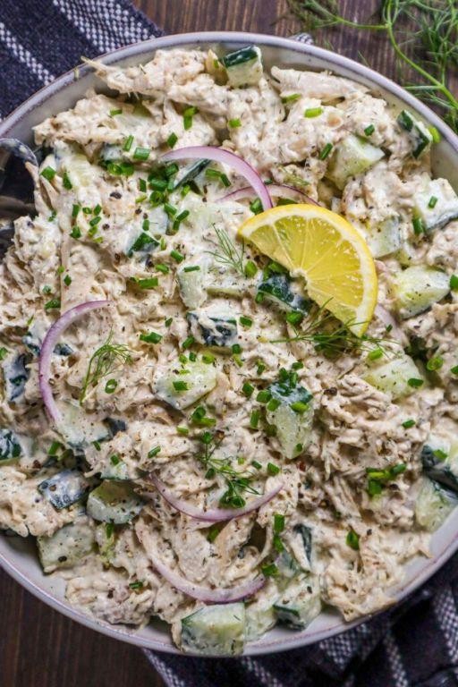 Herbed Rotisserie Chicken Salad with Fresh Dill