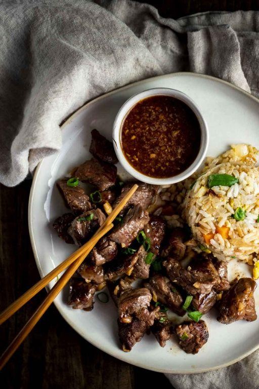 Hibachi Steak with Ginger Sauce