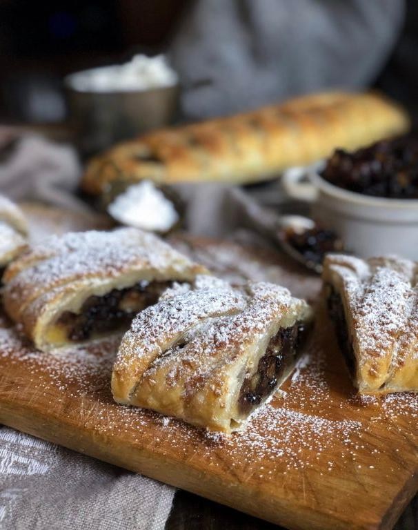 Homemade Mincemeat Strudel