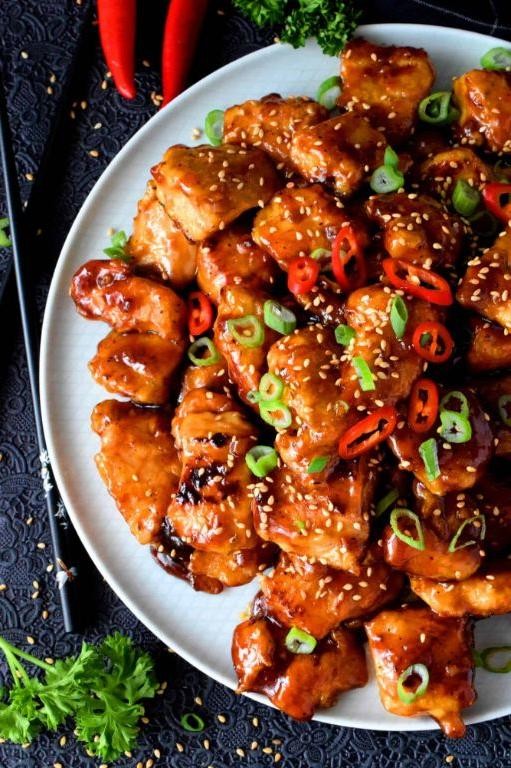 Honey Ginger Glazed Chicken