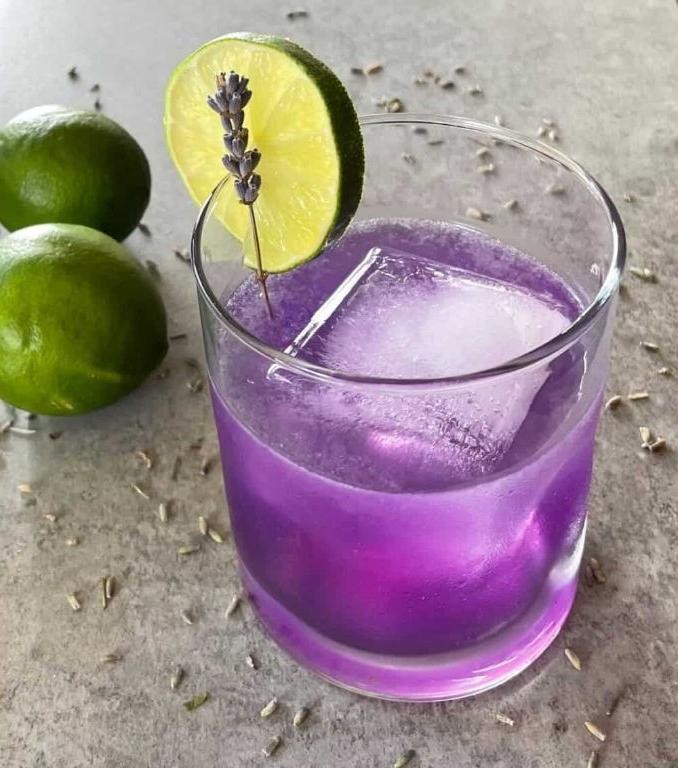 Honey Lavender Vodka Gimlet