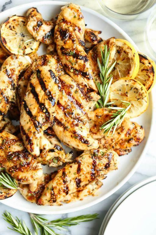 Honey Mustard Glazed Baked Chicken Tenderloins