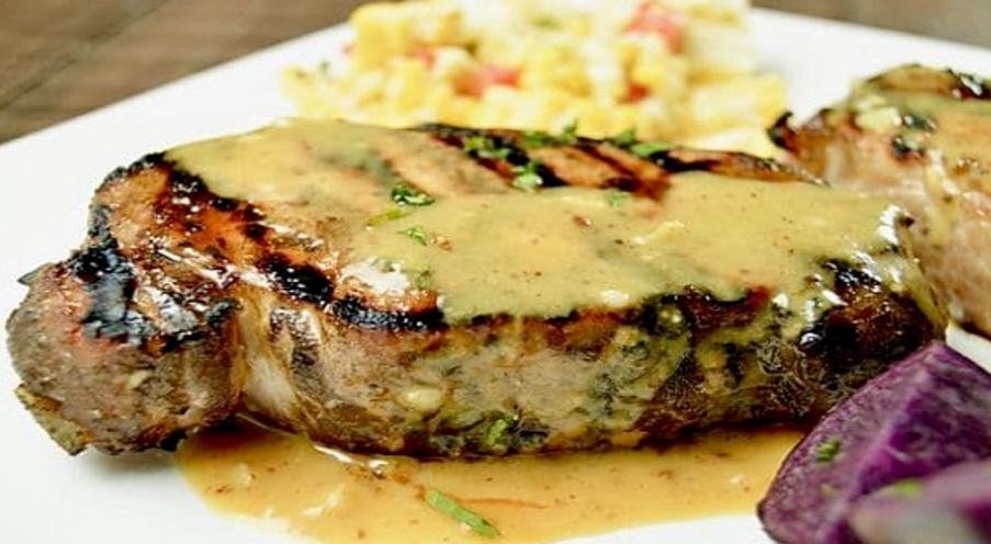 Honey Mustard Glazed Steak