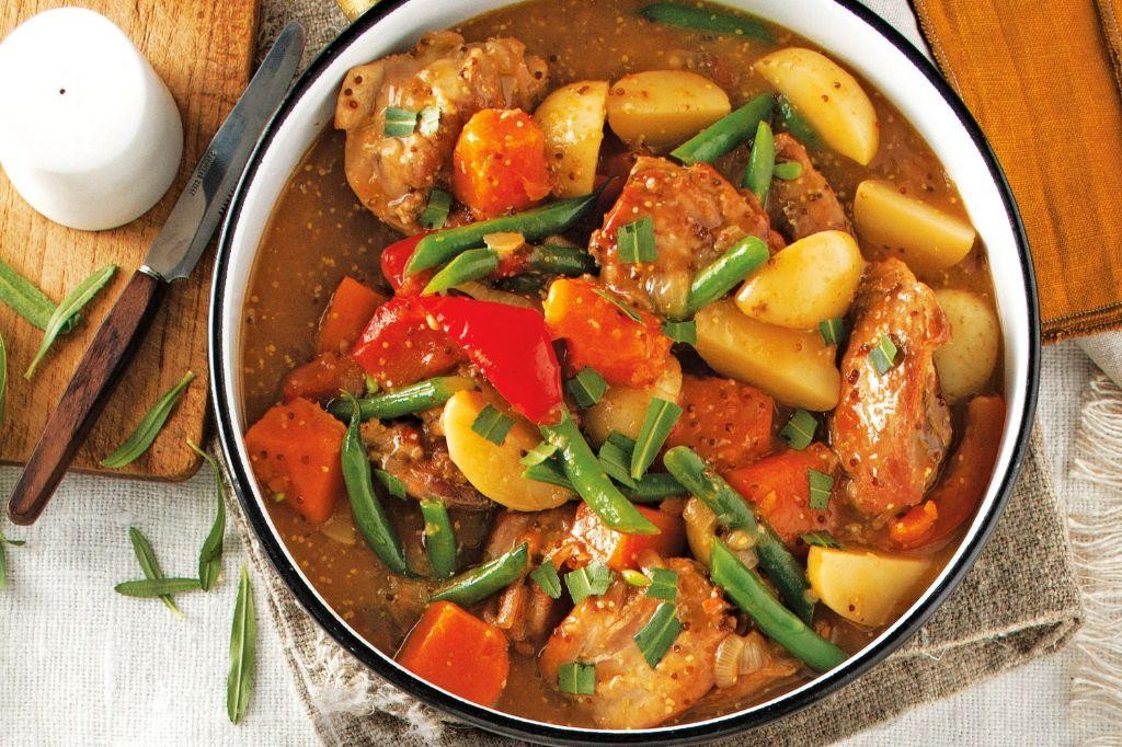 Honey Mustard Stew Chicken