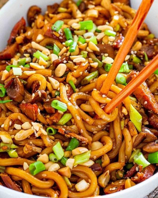 Honey Soy Pork Udon