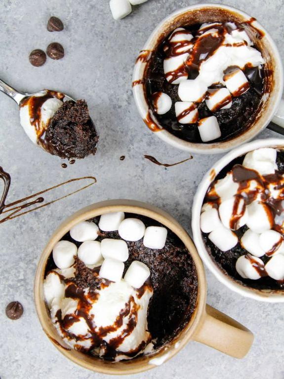 Hot Chocolate Mug Cake