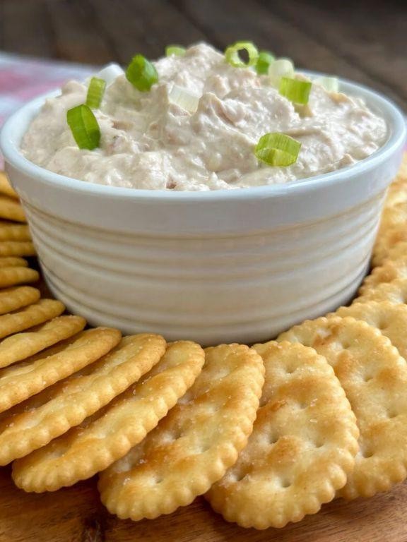 Hot Deviled Ham Dip with Jalapeños