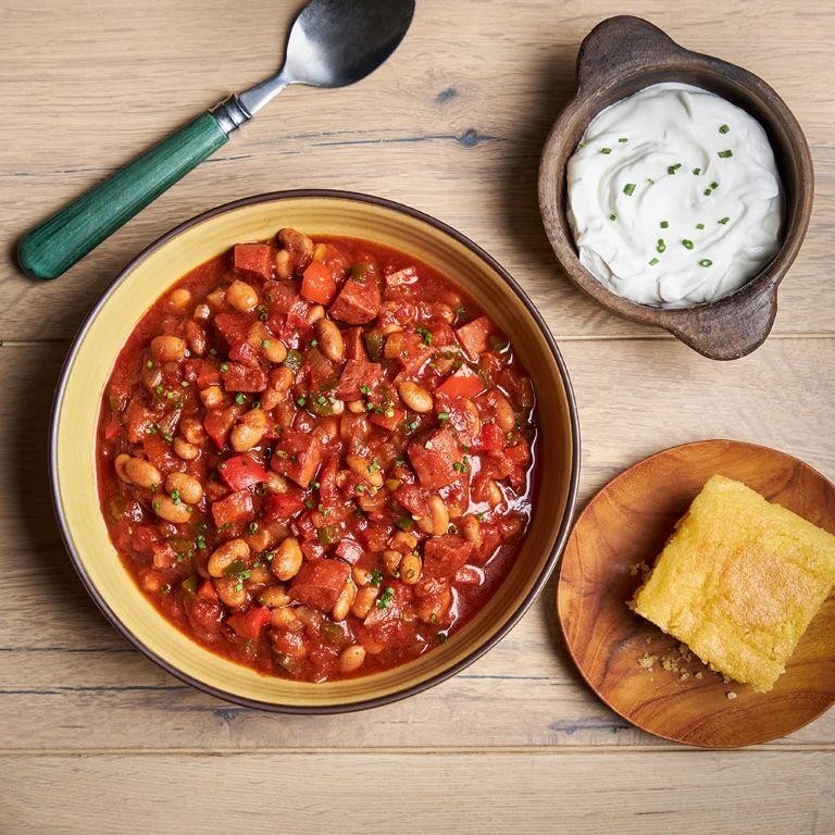Hot Link and Bean Chili