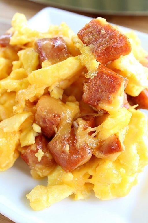 Hot Link and Egg Breakfast Scramble