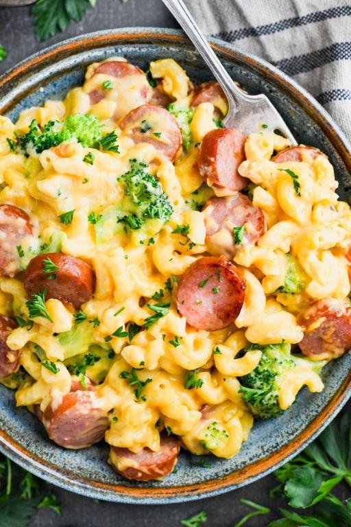 Hot Link and Macaroni Casserole