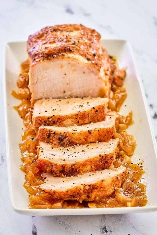 Instant Pot Apple Cider Pork Tenderloin