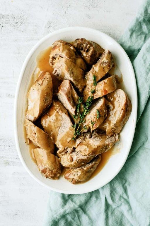 Instant Pot Brown Sugar Pork Tenderloin