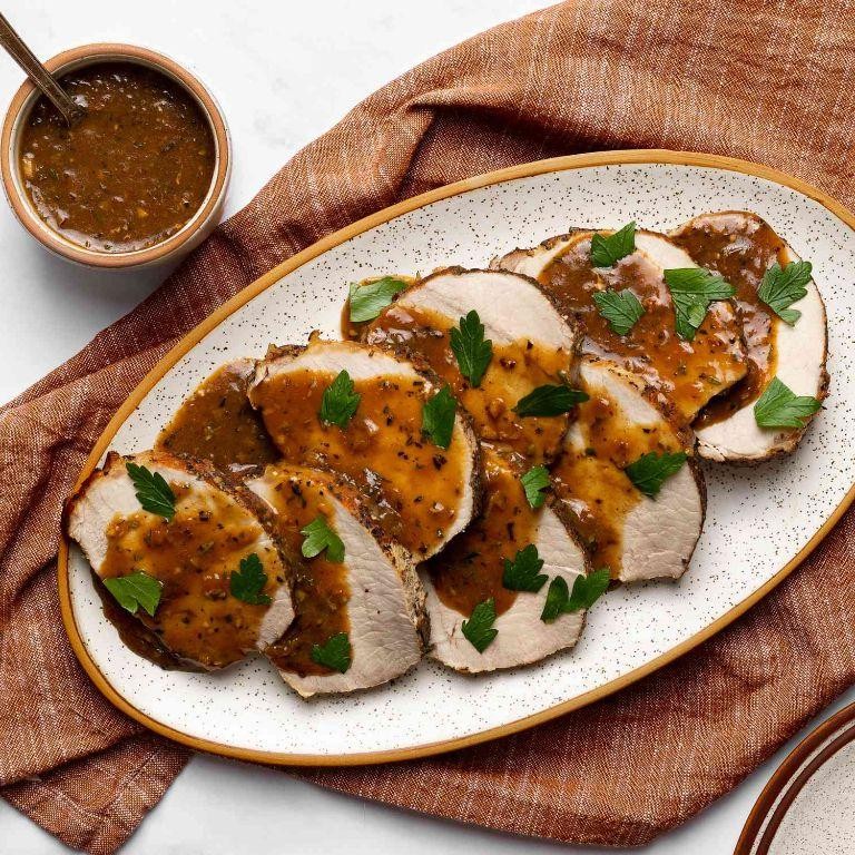Instant Pot Rosemary Garlic Pork Tenderloin