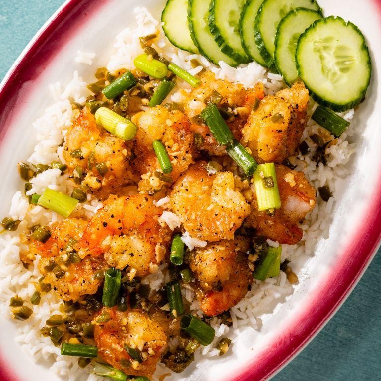 Jalapeno Garlic Butter Shrimp