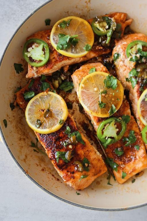 Jalapeno Honey Glazed Salmon